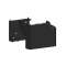 Angle plat avec fond pour TerCia TA-C45 134x55 noir|Iboco-IBOB45140