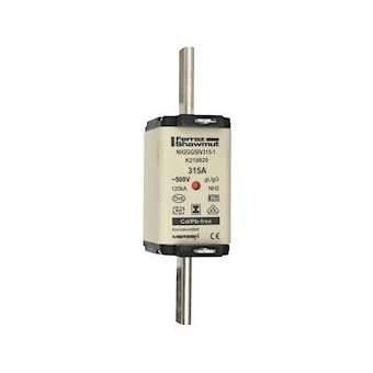 Fusible standard DIN taille NH2 - gG - 315A - 500V - Indicateur|Mersen ( ex ferraz shawmut )-FEZK219820