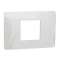 Unica Studio - plaque de finition - Blanc - 2 modules