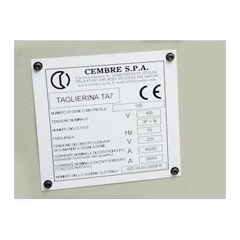 Plaque personnalisable adhésive de type MG-VRT-AH 50 x 100 mm blanche|Cembre-CMB88911