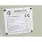 Plaque personnalisable adhésive de type MG-VRT-AH 50 x 100 mm blanche|Cembre-CMB88911