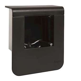 Support SL20055 nu noir|Hager-HAGSL200559039011