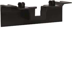 Pièce de recouvrement de support d'appareillage pour plinthe SL20055 noir|Hager-HAGSL20055AF9011