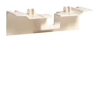 Pièce recouvrement support d'appareillage pour plinthe SL15100 Pure|Hager-HAGSL15100AF9016