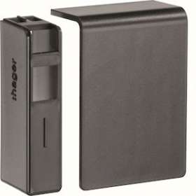 Embout pour plinthe SL20055 graphite noir|Hager-HAGSL2005569011