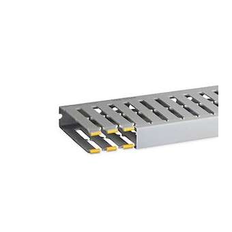 Goulotte de câblage au pas de 20 T1-N 25x100 grise|Iboco-IBOB02564