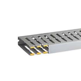 Goulotte de câblage au pas de 20 T1-N 25x100 grise|Iboco-IBOB02564