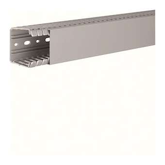 Goulotte de câblage complète BA7 prof 60mm l 60mm RAL 7030 gris|Hager-HAGBA760060