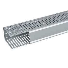 Goulotte Lina25 80x100mm PVC gris RAL7030 - longueur 2m|Legrand-LEG636018