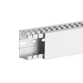 Goulotte de câblage au pas de 12,5 sans halogène T1-ZH 60x40 grise|Iboco-IBOB12567