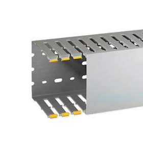 Goulotte de câblage au pas de 20 T1-N 100x100 grise|Iboco-IBOB02575