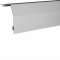 Profilé de recouvrement beha-set PVC h 230mm x p 190mm RAL 7030 gris