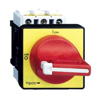 TeSys VCD - inter.-sectionneur - 3P - 690V 25A - poignée rouge cadenassable|Schneider Electric-SCHVCD0