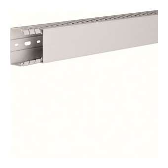 Goulotte de câblage sans halogène en PC-ABS beha-set l 60mm x p 40mm gris clair|Hager-HAGHA740060