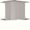 Angle intérieur variable lifea pour LF/LFF40090 h 90mm x p 40mm RAL 7030 gris|Hager-HAGLFF4009047030