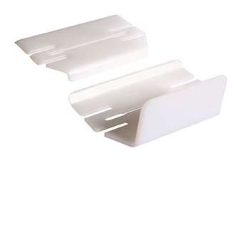 Jeu d'éclisses queraz pour GBD50100 RAL 9016 Pure|Hager-HAGGBD501009
