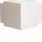 Angle extérieur lifea pour FB60130 RAL 9016 Pure|Hager-HAGFB6013039016