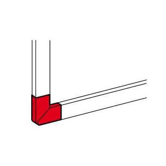Angle plat 90DEG pour goulottes DLP monobloc 65x150mm - blanc|Legrand-LEG010790