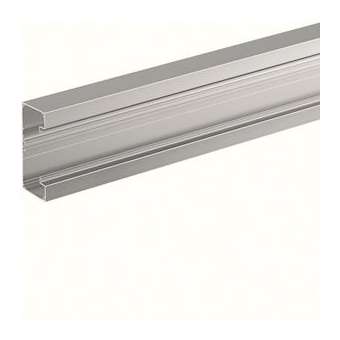 Socle de goulotte BRAP p 65mm h 130mm aluminium anodisé naturel (ELN)|Hager-HAGBRAP651301ELN