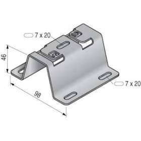 Support horizontal SH100, SZ, pour chemin de câbles fil|Niedax France-NDX552142
