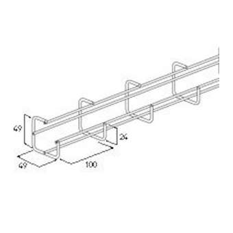 G MINI - Chemin de câbles fil 3M IN316L|Legrand Cable Management-CAF430114