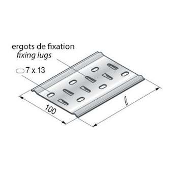 Jonction de fond de dalle à ergots JDF, 316, ZM|Niedax France-NDX404065