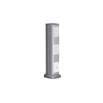 OptiLine 70 - colonnette aluminium 2 faces 2x140mm|Schneider Electric-SCHISM20609