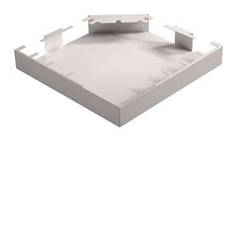 Angle plat p.DABA50080, acier, Pure|Hager-HAGDABA5008059016