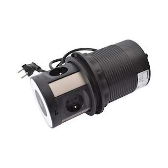 Tower 120 Incara D120mm 4x2P+T + 2 USB Type-A + 2 USB Type-C + induction|Legrand-LEG654981