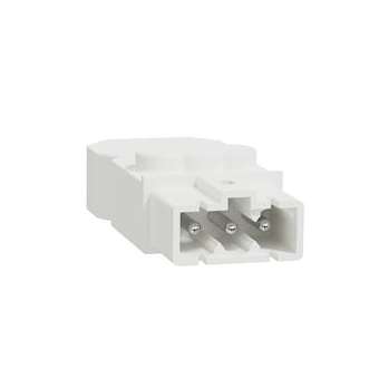 Unica System+ - Connecteur Mini Wieland GST15i3S mâle droit - lot de 5|Schneider Electric-SCHINS44303