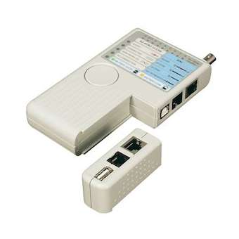 Testeur de câblage RJ45, RJ11, RJ12, BNC et USB|Gigamedia-GGM908CTR2