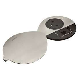 Disq80 Incara 2P+T + USB A+C + RJ45 + cordon fiche 2P+T - avec couvercle noir|Legrand-LEG654704