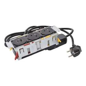 Disq'In Incara 3 postes 2x2P+T + USB A+C - noir|Legrand-LEG654744