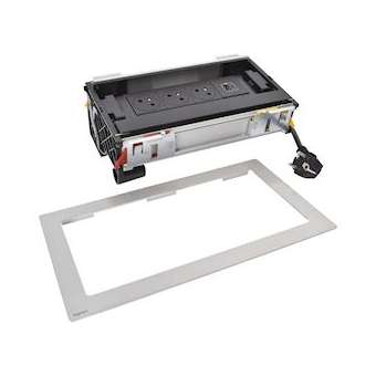 Flip-up Incara 3x2P+T Surface + chargeur USB Type-A+C - 8 modules métal|Legrand-LEG654850