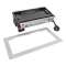 Flip-up Incara 3x2P+T Surface + chargeur USB Type-A+C - 8 modules métal