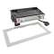 Flip-up Incara 2x2P+T Surface + USB A+C +RJ45 + HDMI - 8 modules métal