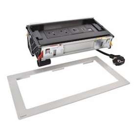 Flip-up Incara 2x2P+T Surface + USB A+C +RJ45 + HDMI - 8 modules métal|Legrand-LEG654851