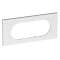 Plaque Céliane Matières 4 à 5 modules - finition Corian Cannelé|Legrand-LEG069015