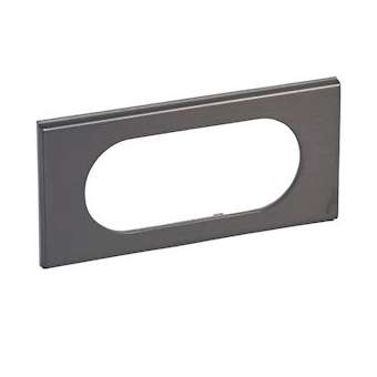 Plaque Céliane Matières 4 à 5 modules - finition Black Nickel|Legrand-LEG069035