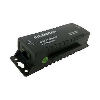 Prolongateur et répéteur PoE 802.3af/at (100m)|Gigamedia-GGMPOEINJRM
