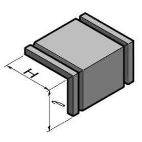 Fermeture pour Goulotte GRS, 72x312, SZ|Niedax France-NDX028762