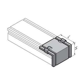 Fermeture pour Goulotte GRS, 48x312, SZ|Niedax France-NDX028732