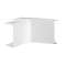 Angle intérieur ou extérieur variable pour moulure DLPlus 32x16mm - blanc