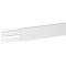 Moulure DLPlus 75x20mm 3 compartiments longueur 2,1m - blanc