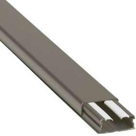 Guide-câbles marron 32x12,5mm grande capacité 1 compartiment - longueur 2,1m|Legrand-LEG030025