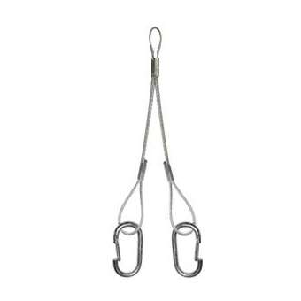 Accessoire Y N2 (45kg) brins 800mm embouts Mousquetons|Gripple-GPPY2AJ800EM
