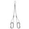 Accessoire Y N2 (45kg) brins 800mm embouts Mousquetons