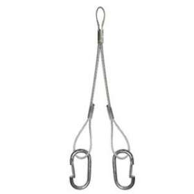 Accessoire Y N2 (45kg) brins 800mm embouts Mousquetons|Gripple-GPPY2AJ800EM