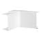 Angle intérieur ou extérieur variable pour moulure DLPlus 40x16mm - blanc