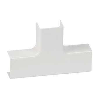 Dérivation en T à plat pour moulure DLPlus 20x12,5mm - blanc|Legrand-LEG030224